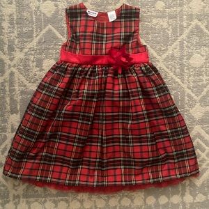Plaid girls Christmas Holiday dress size 8